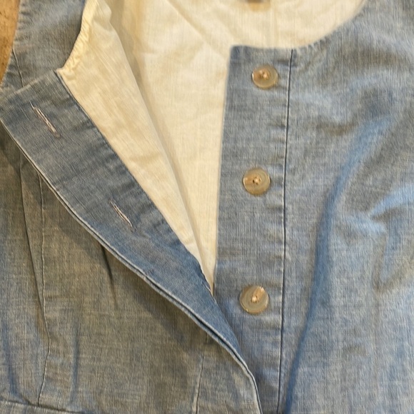 J Crew Blue Chambray Dress - Picture 10 of 12